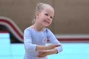 Young gymnast at the mAlinka tournament