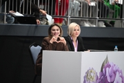 September 19, 2026. Olympic champion Alina Kabaeva and judge Lilia Mironova at the third stage of the Cup of the Strongest in St. Petersburg