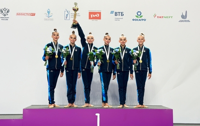 Команда групповых упражнений Академии — чемпионки первенства России в многоборье