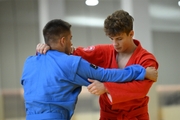 Participants of the training camp during training at the Martial Arts Academy