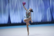 Mariia Borisova (Russia) during the ball exercise