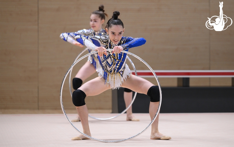 Групповички Академии во время контрольной тренировки перед вторым этапом «Кубка сильнейших»