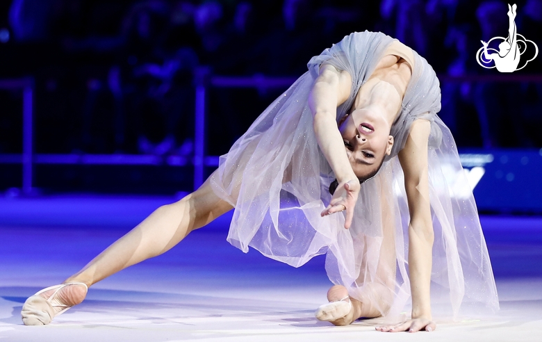 Arina Tkachuk (Russia) during a performance at the gala show