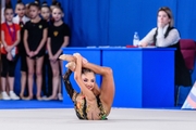 Ksenia Savinova during the exercise without object