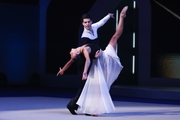 Lala Kramarenko and Mark Orlov in the Yin and Yang routine