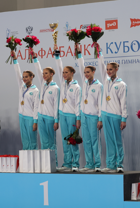 Результаты Кубка России в групповых упражнениях