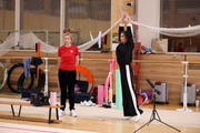 September 12, 2026. Olympic champion Alina Kabaeva during a training session in Novogorsk