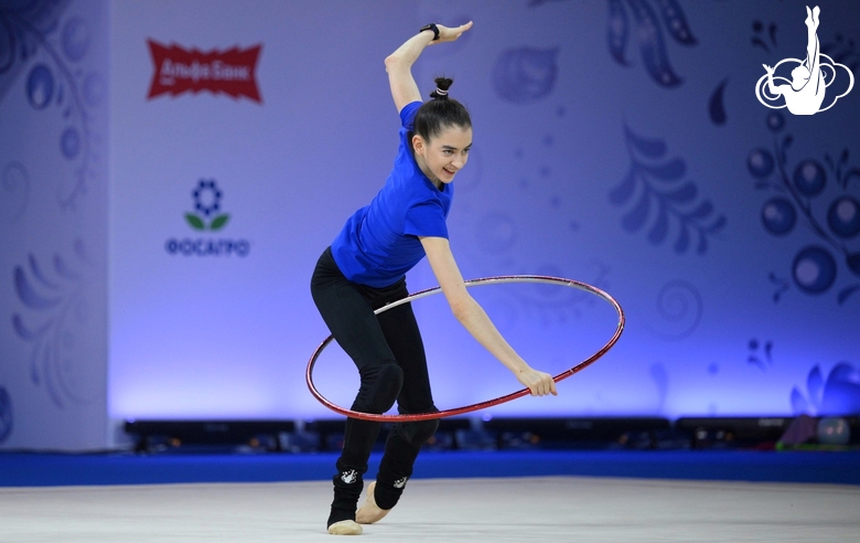 Анна Вакуленко во время опробования