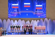 Церемония награждения на всероссийском турнире «Кубок "Небесная грация"»