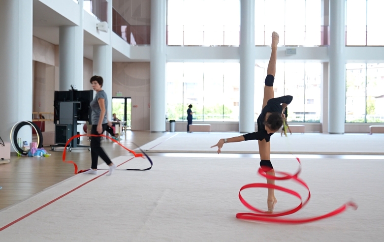 Exclusive footage from Mariia Borisova’s training with Irina Zenovka