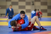 Participants of the training camp during training at the Martial Arts Academy