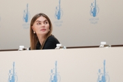 24 мая 2026 года. Олимпийская чемпионка Алина Кабаева во время контрольной тренировки в Академии