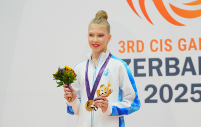 Ева Чевтаева выиграла золото в финале с булавами на III Играх стран СНГ