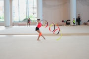 Alesya Naifoniva during a class with Olympic champion Alina Kabaeva