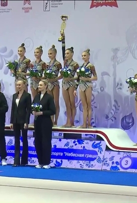 Итоговый сюжет «России 1» о чемпионате страны в групповых упражнениях