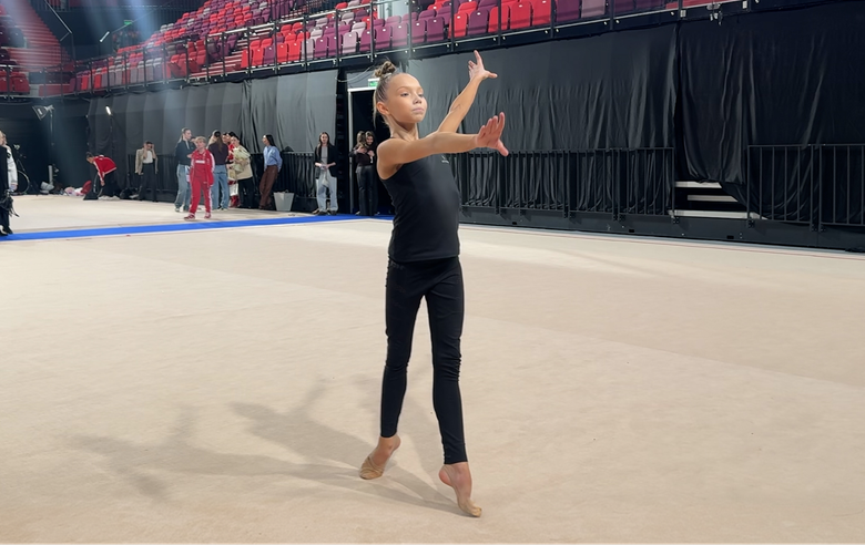 One step closer to her dream!