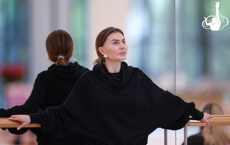 A new training session with Olympic champion Alina Kabaeva was held at the Academy