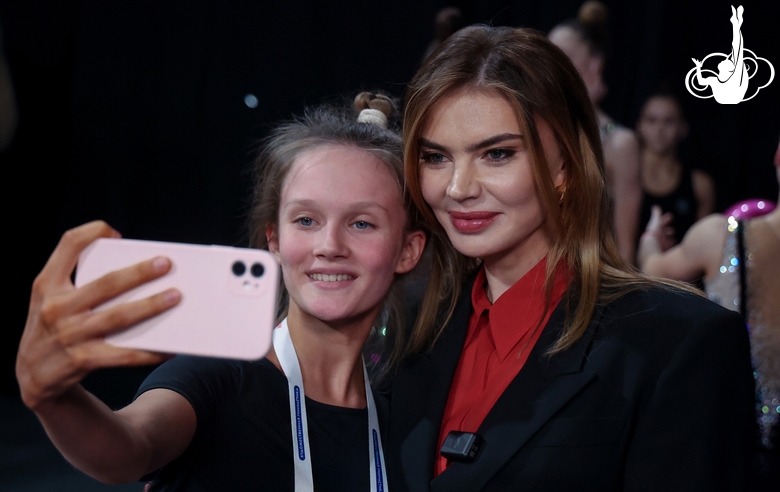 Олимпийская чемпионка Алина Кабаева на чемпионате России в Москве