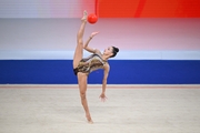 Mariia Borisova during the ball exercise