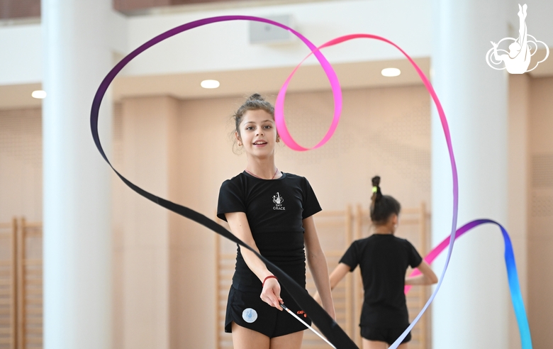 Karolina Tarasova during training