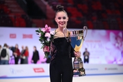 Mariia Borisova after the awards ceremony