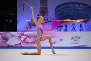 Yulia Protsenko during her ribbon routine