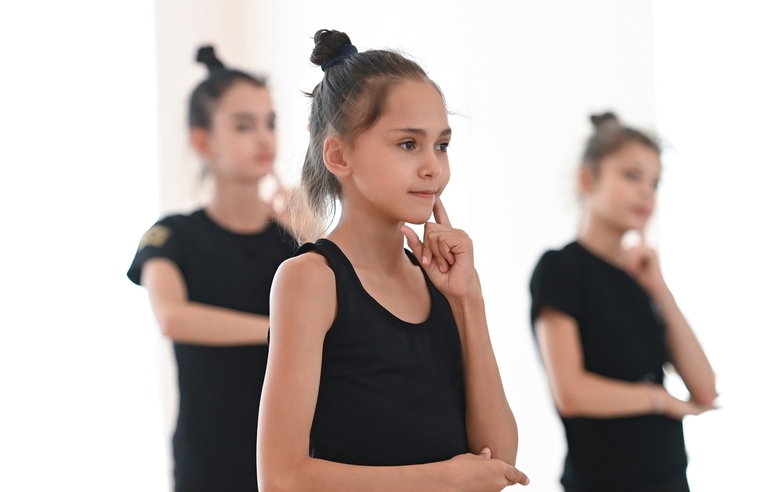 Valeria Medvedeva during choreography