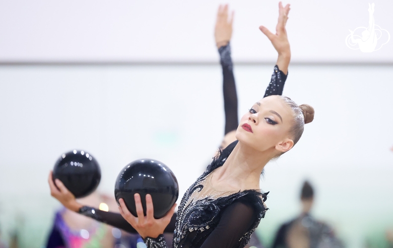 Софья Соколовская перед выступлением