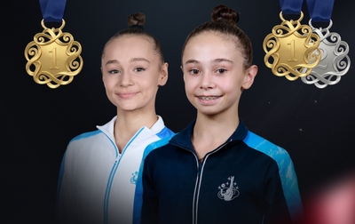 Гимнастки Академии завоевали медали в финалах с булавами и лентой на Aura Cup в Хорватии