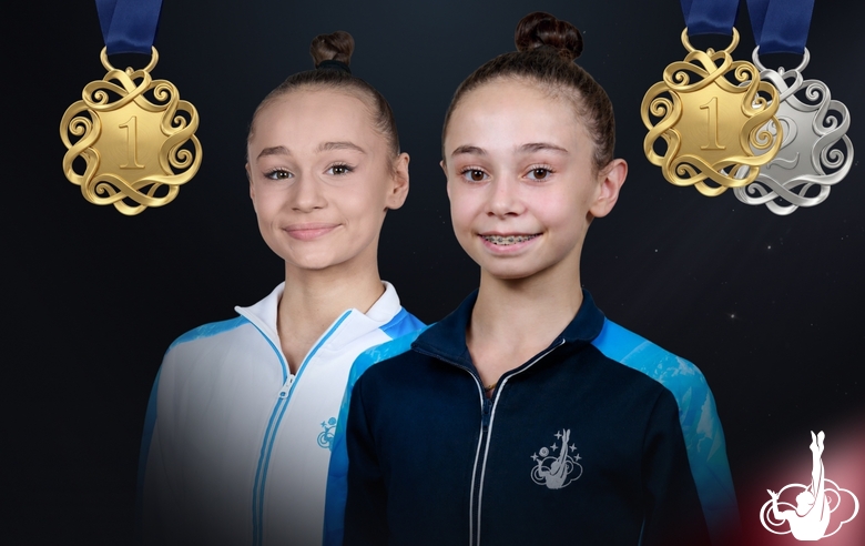 Гимнастки Академии завоевали медали в финалах с булавами и лентой на Aura Cup в Хорватии