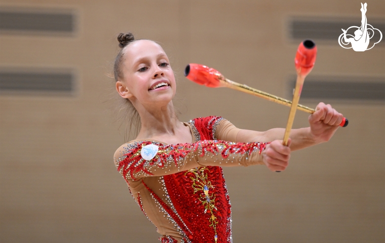 Елена Стюшина во время контрольной тренировки перед вторым этапом «Кубка сильнейших»