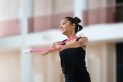 Gymnast Aryaa Nitesh Kadam during training
