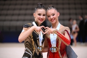 Мария Борисова и Алиса Медведева после церемонии награждения
