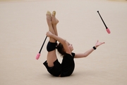 Diana Sobyanina during a training session at the Academy