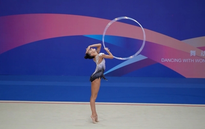 Premiere — Maria Borisova's new exercise with the hoop