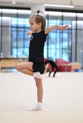 The Academy's youngest gymnasts started training