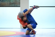 Participants of the training camp during training at the Martial Arts Academy