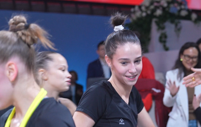 Alina Kabaeva welcomes the guests of the Sky Grace Cup International Tournament and Beijing Top Open 2025