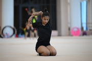Gymnast Aryaa Nitesh Kadam during training at the Academy