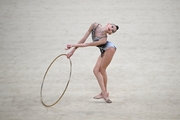 Nicole Rimarachin Diaz during the hoop exercise
