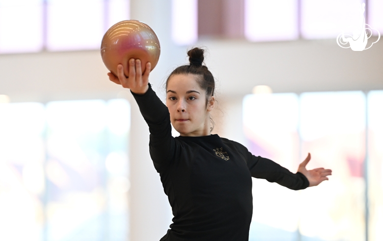 Александра Кирпичникова из Германии на сборах в Академии