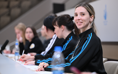 Сoach Olga Frolova summed up the results of the control training session for Academy gymnasts