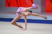 Vera Konopatskaya during the ball exercise