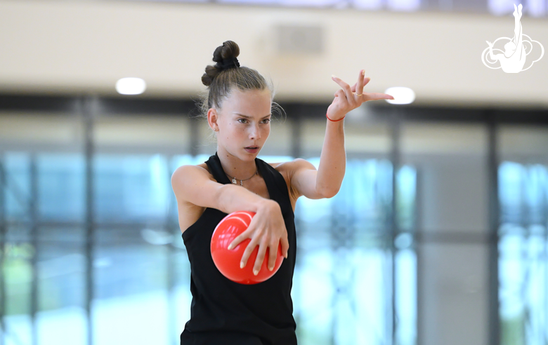 Anastasia Vlasenko during the recovery camp at the Academy