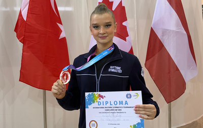 Александра Борисова — бронзовый призер индивидуального многоборья среди сениорок международного турнира New Look Cup