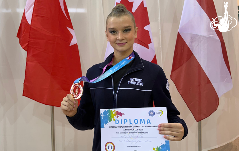 Александра Борисова — бронзовый призер индивидуального многоборья среди сениорок международного турнира New Look Cup