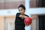 Gymnast Aryaa Nitesh Kadam during training at the Academy