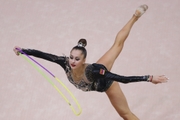 Exercise with a jump rope. Silva Sargsyan (Armenia)