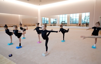 The Olympic champion visited a training session of preschoolers from the group of Elizaveta Zorkina and Elizaveta Chernova