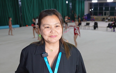 "They're very attractive as strong competitors." Astana tournament organizer Asem Akhmetzhanova on the Sky Grace gymnasts